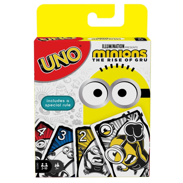 Illumination Presents Minions the Rise Of Gru UNO