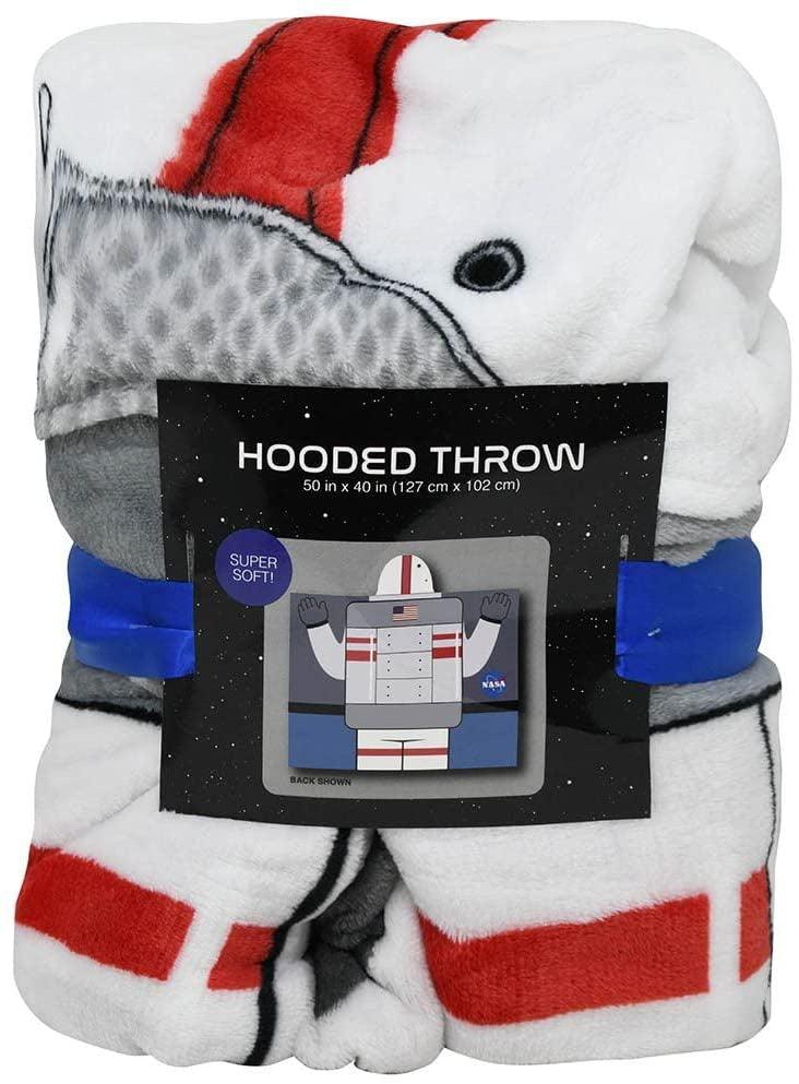 NASA Astronaut Hooded Throw Blanket for Kids