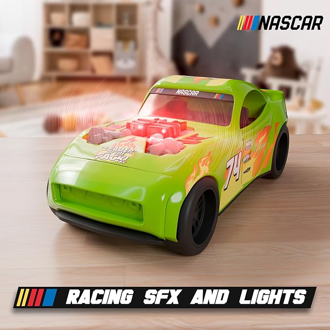 Nascar Muscle Car with Sound in Box