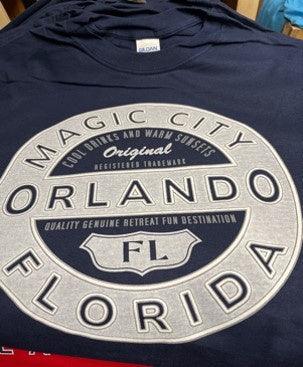 Navy T-Shirt Magic City Orlando