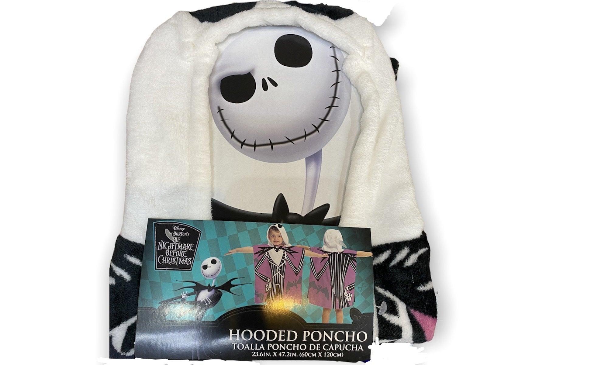 Nightmare Before Christmas Hooded Poncho