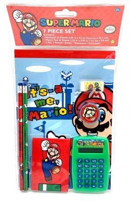 Nintendo Mario 7 Piece Calculator Set