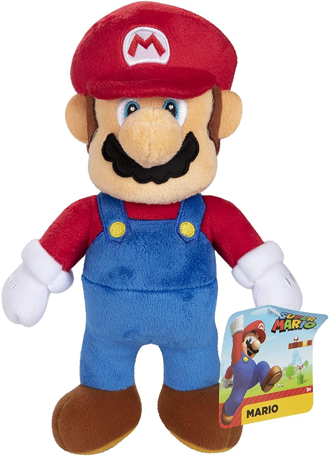 Nintendo Super Mario 9" Plush with hangtag in PDQ