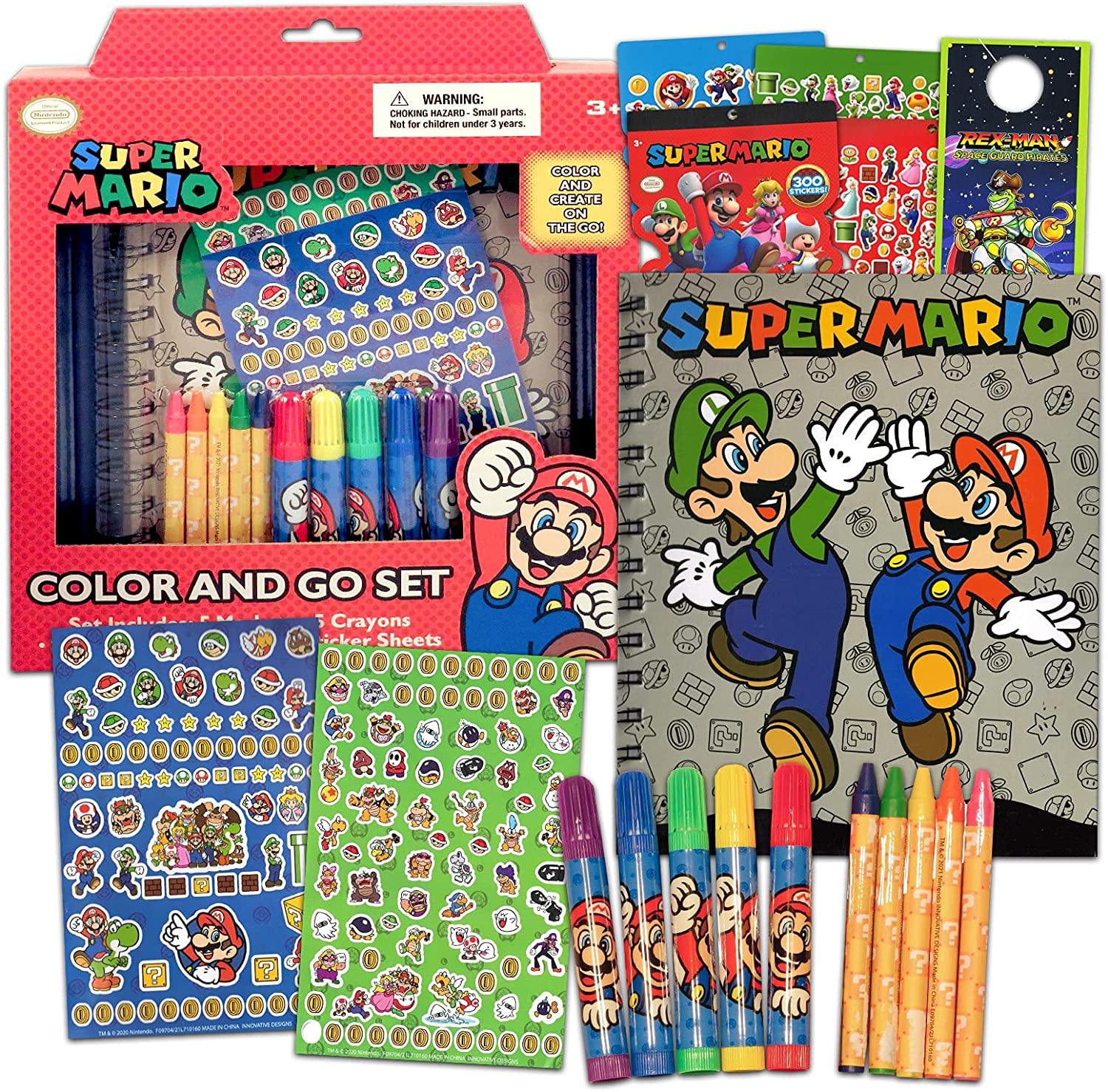 Nintendo Super Mario Sketchbook Set for Kids