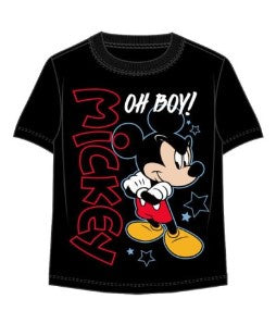 Mickey Oh Boy Black Tee