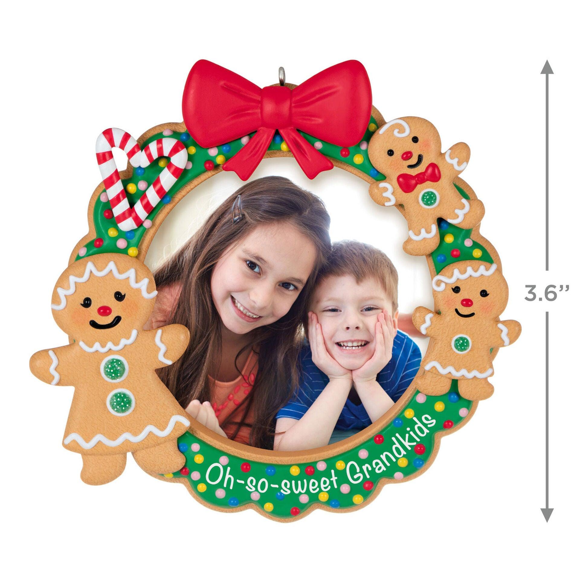Oh-So-Sweet Grandkids Photo Frame Ornament