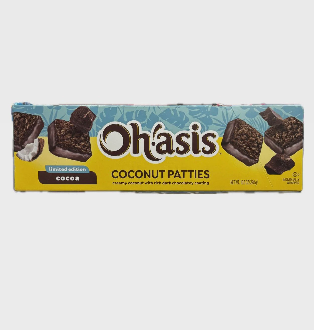 Oh'asis Coconut Patties - Cocoa 10.05oz
