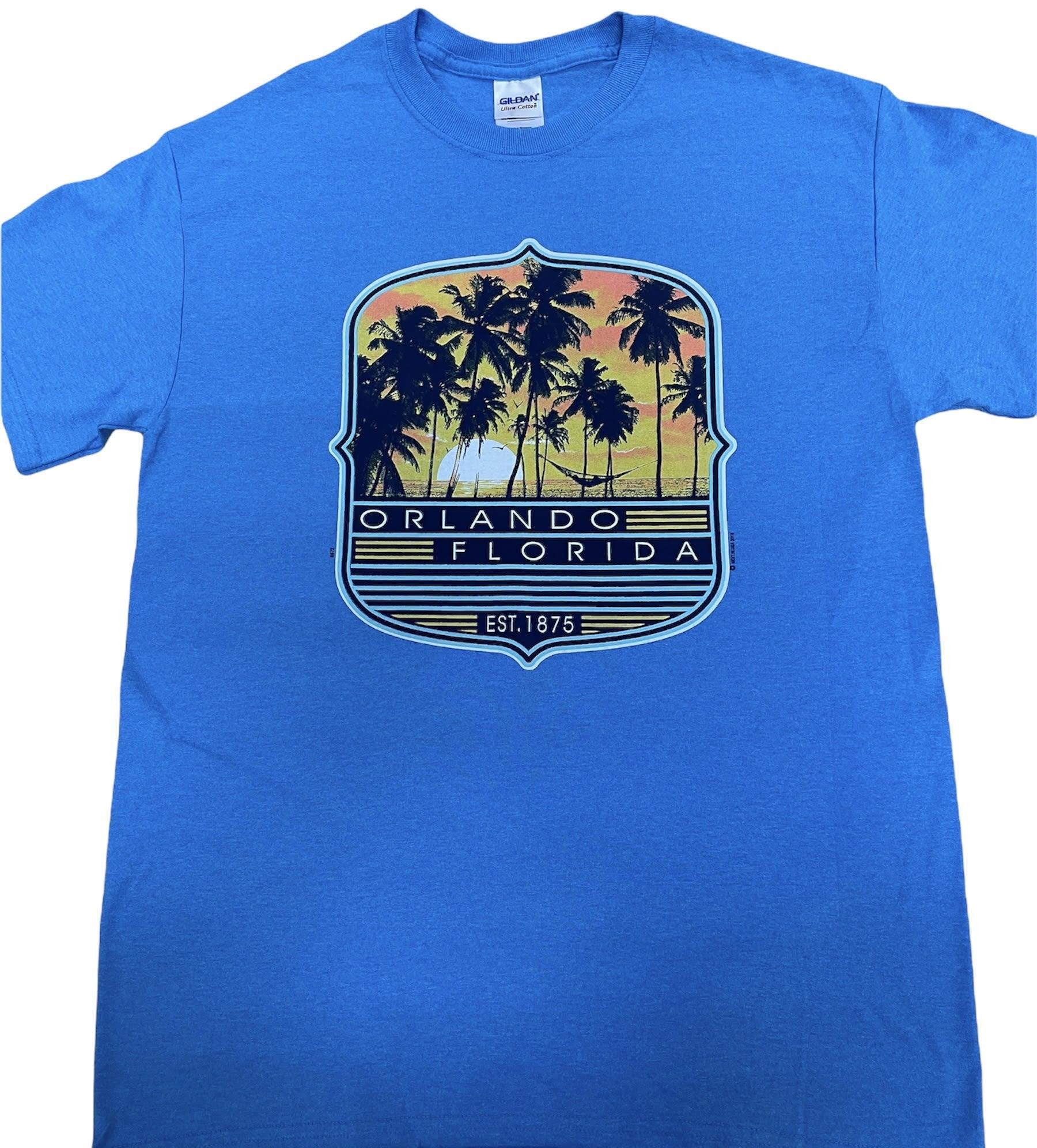 Orlando Beach Heather Sapphire T-Shirt