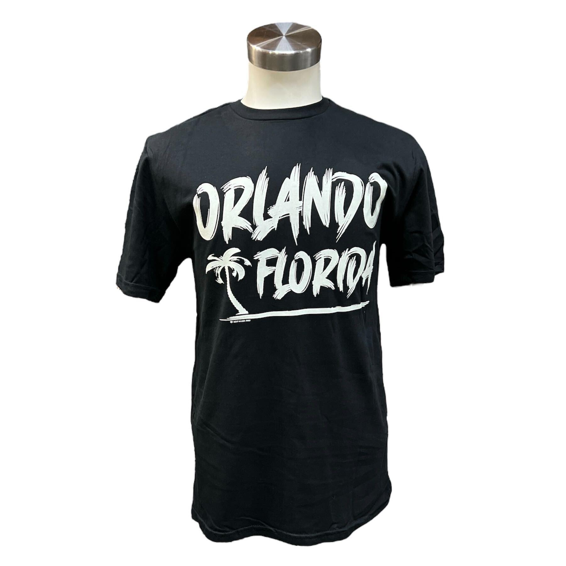 Orlando Florida Palm Tree Black and White T-Shirt