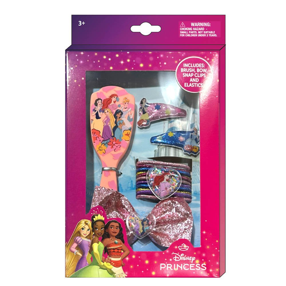 Princess Brush & Hair Accessories in Box