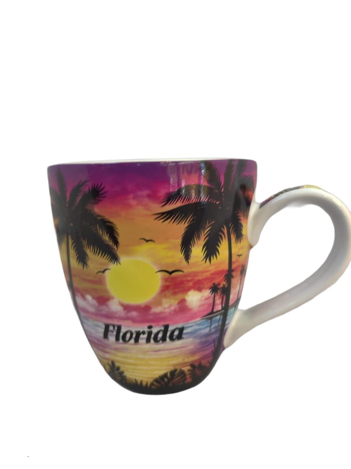 Palm Sunset Flair 16oz Full Wrap Mug