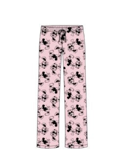 Disney Mickey & Minnie Kiss Women Pajama Pant