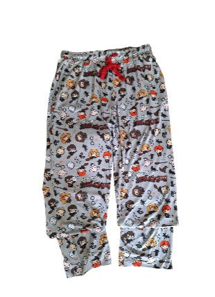 Hogwarts Harry Potter Printed Pants Grey