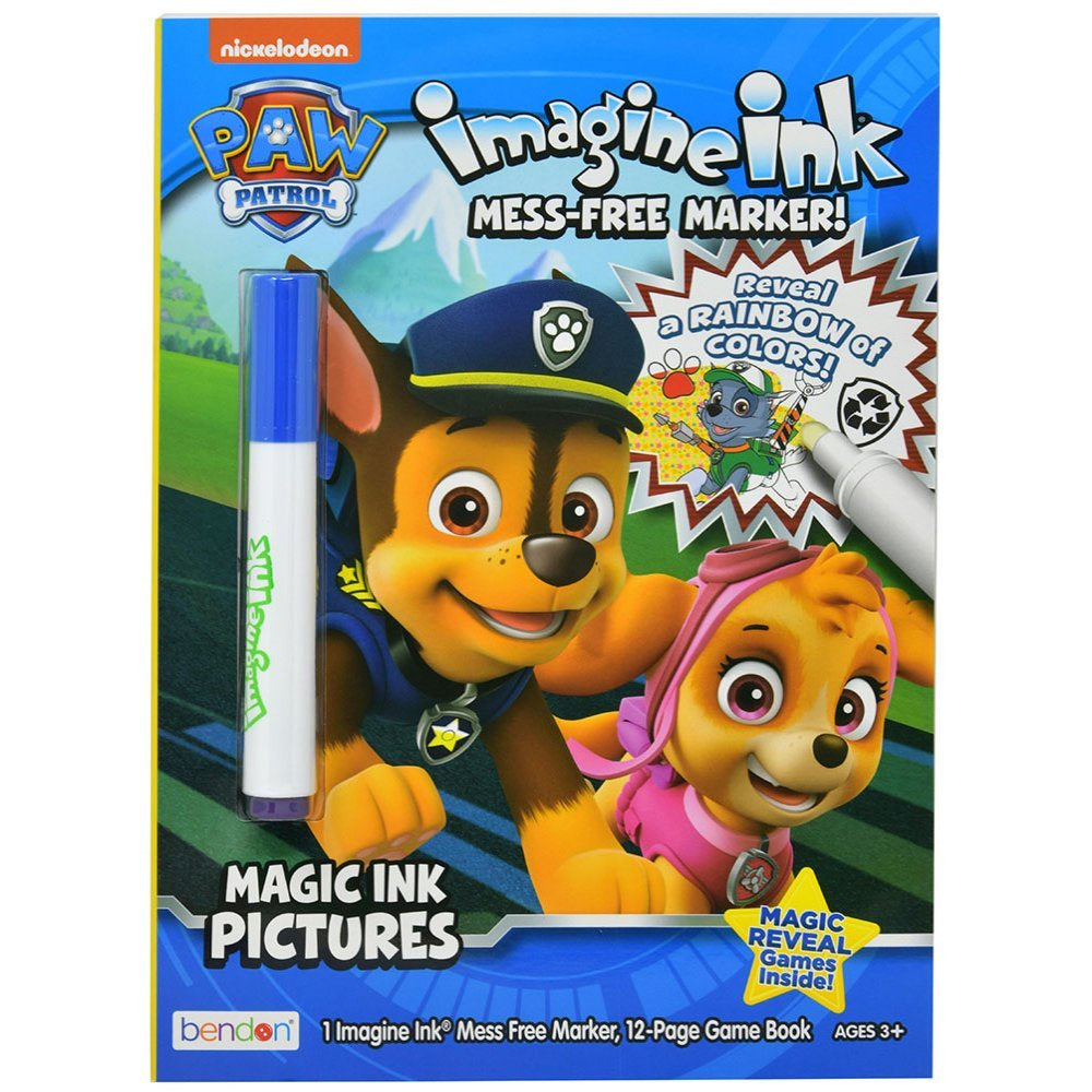 Paw Patrol Imagine Ink Magic Ink Coloring Book 12 pgs