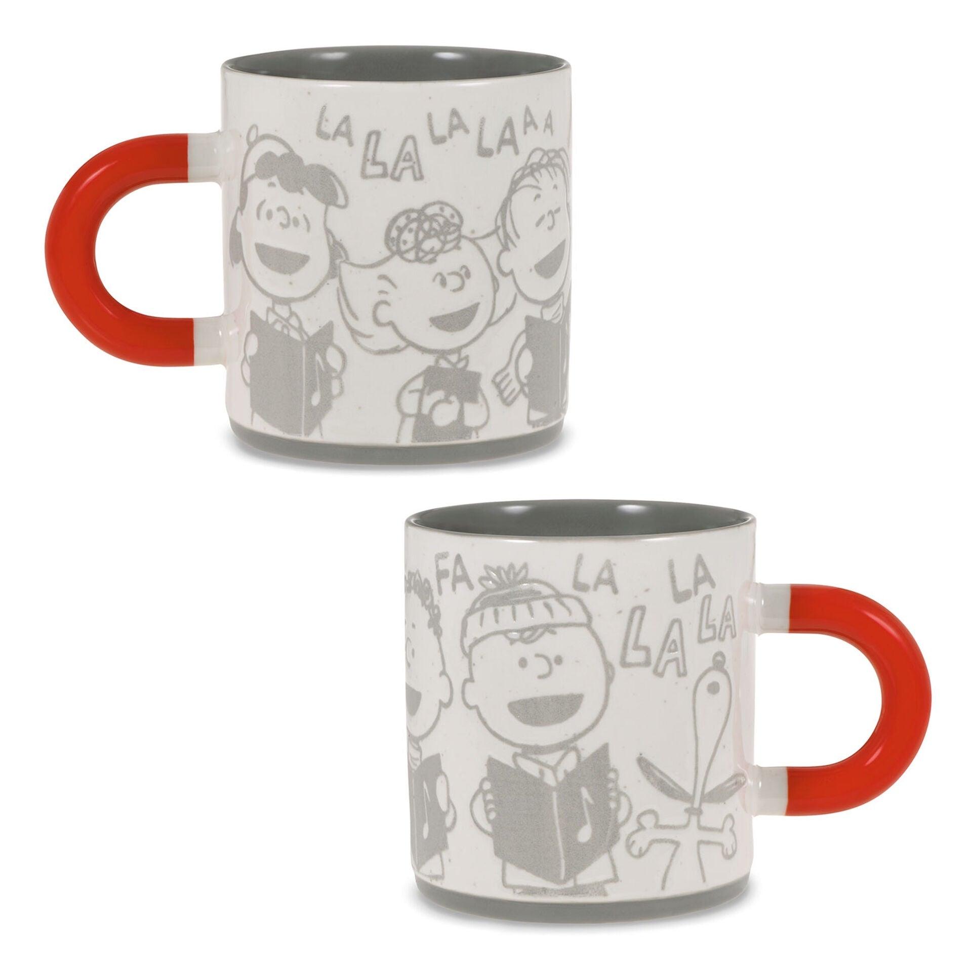 Peanuts® Gang Caroling Speckled Mug, 16 oz.
