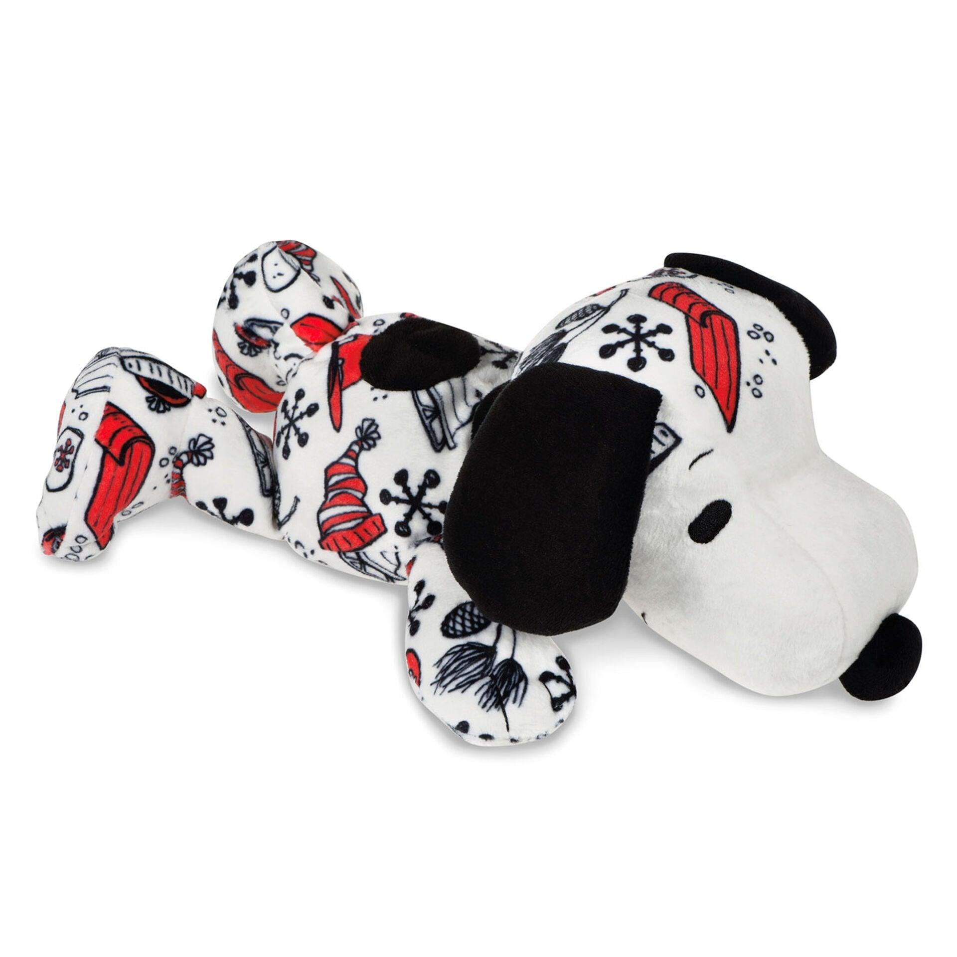 Peanuts® Holiday Sketches Floppy Snoopy Plush, 10"