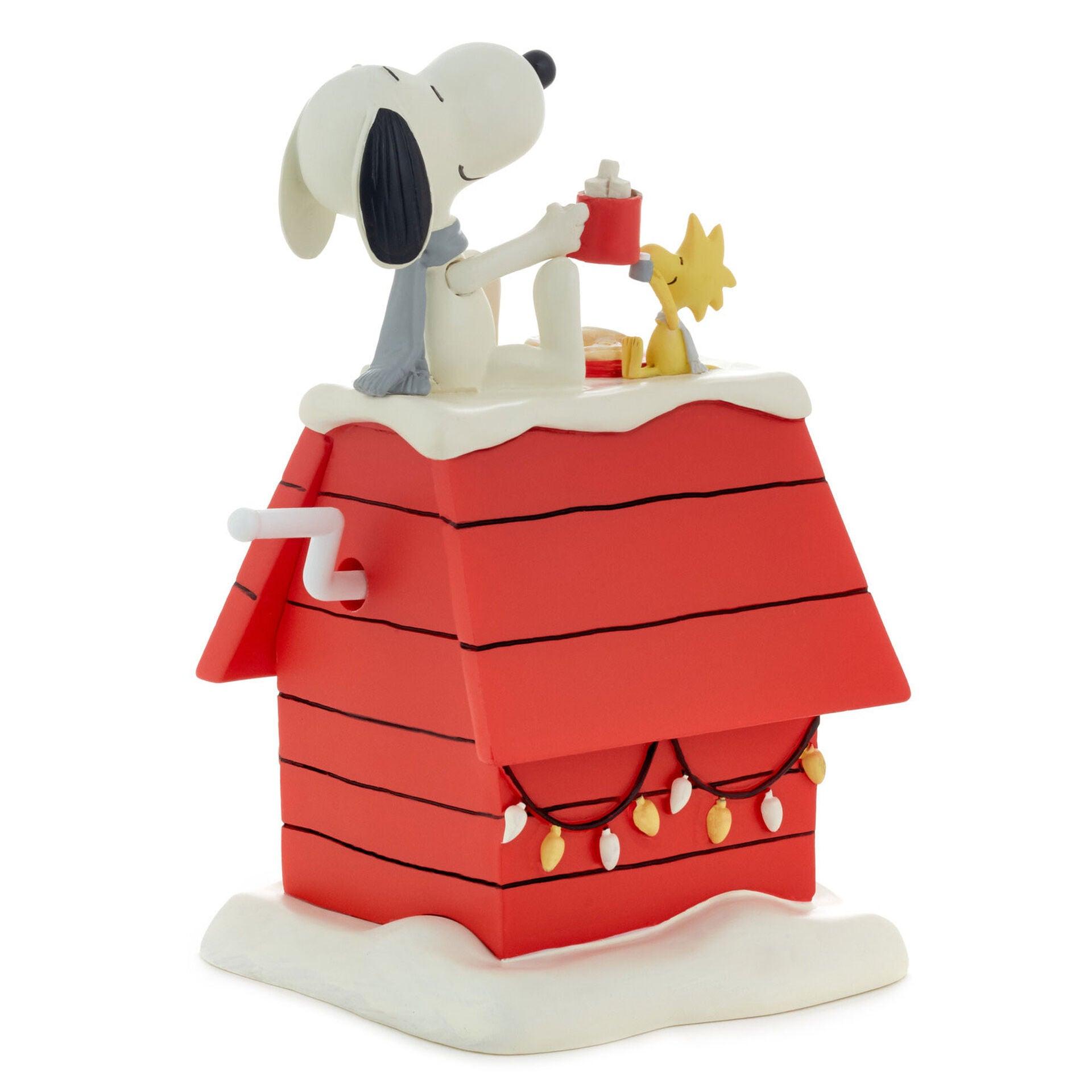 Peanuts® Snoopy and Woodstock on Doghouse Christmas Countdown Calendar  Figurine, 6.25