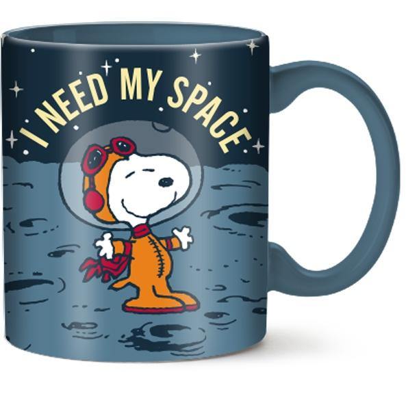 Peanuts Snoopy Need My Space 14 Oz Ceramic Mug