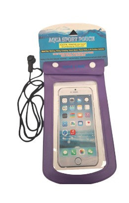 Sport Waterproof Phone Case w/Clip Strip Assrt