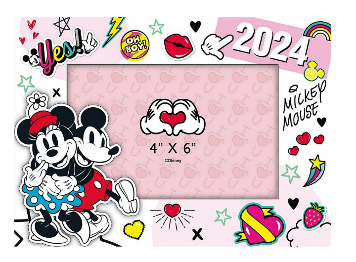 Disney Mickey & Minnie 2024 Retro Picture Frame