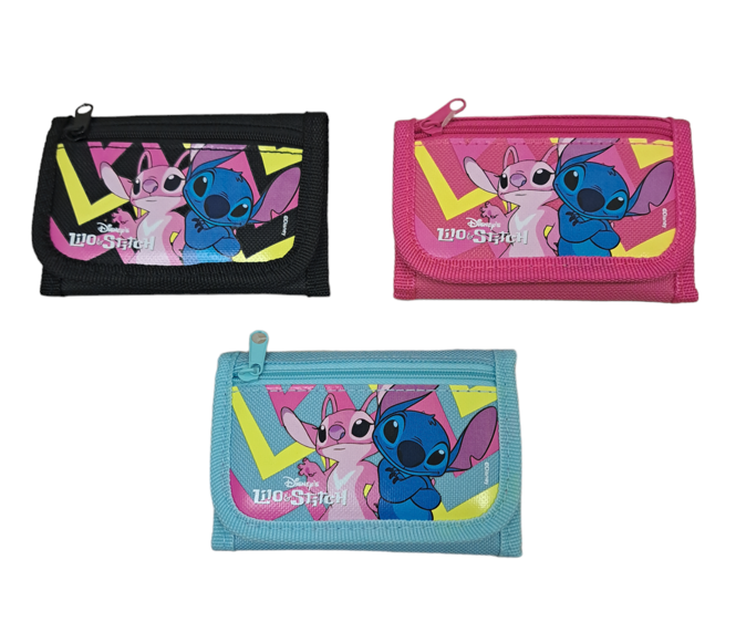 3-Fold Wallet Lilo and Stitch / Angel  Ls2