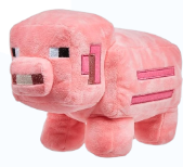 Minecraft 8" Basic Plush - Pig