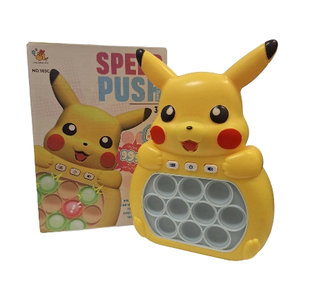 Pikachu Speed Push Popper w/Music & Light