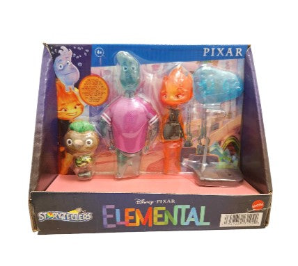 Pixar Elemental Action Figure 3 Packs Authentic Posable Movie Toys