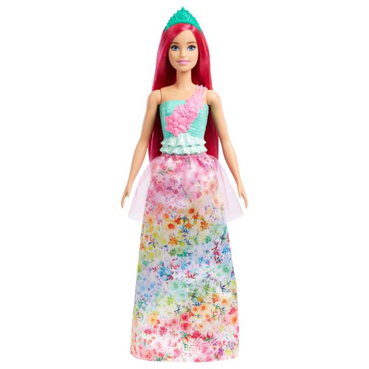 Barbie Dreamtopia Royal Doll With Dark-Pink Hair