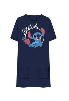 Stitch Navy Junior Pocket Dress