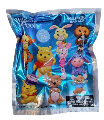 Disney Winnie The Pooh 3D Foam Bag Clip, Series 65