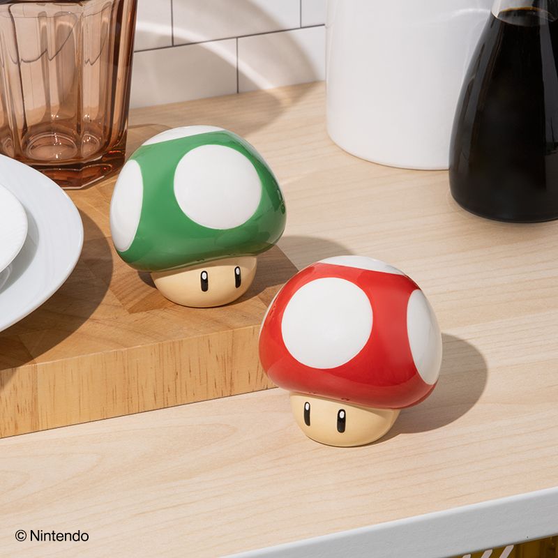 Super Mario™ Mushroom Salt and Pepper Shakers