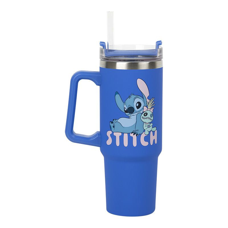 Stitch & Scrump Blue 30oz Insulated Tumbler w/ Straw