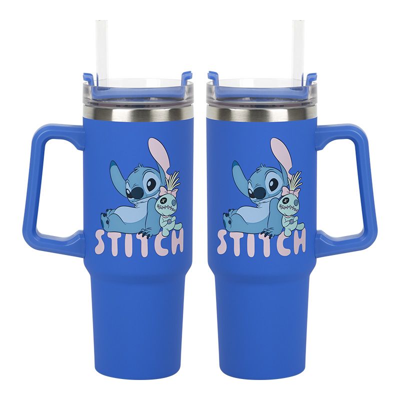 Stitch & Scrump Blue 30oz Insulated Tumbler w/ Straw