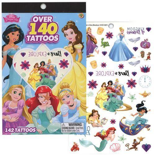 Princess 4 Sheet Tattoo Book