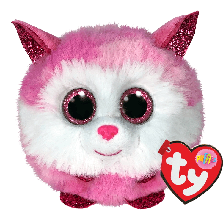 Princess Pink Husky Ty Puffies Collection