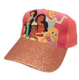 Disney Princess Group Dark Pink Glitter Hat