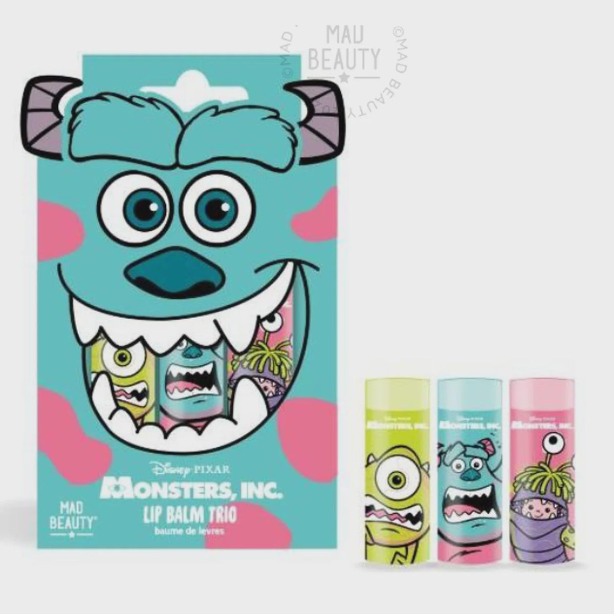 Monsters INC Lip Balm Trio