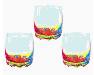 BUBBLE RAINBOW SHOTGLASS