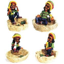 RASTA STONE COLOR ASHTRAY MS