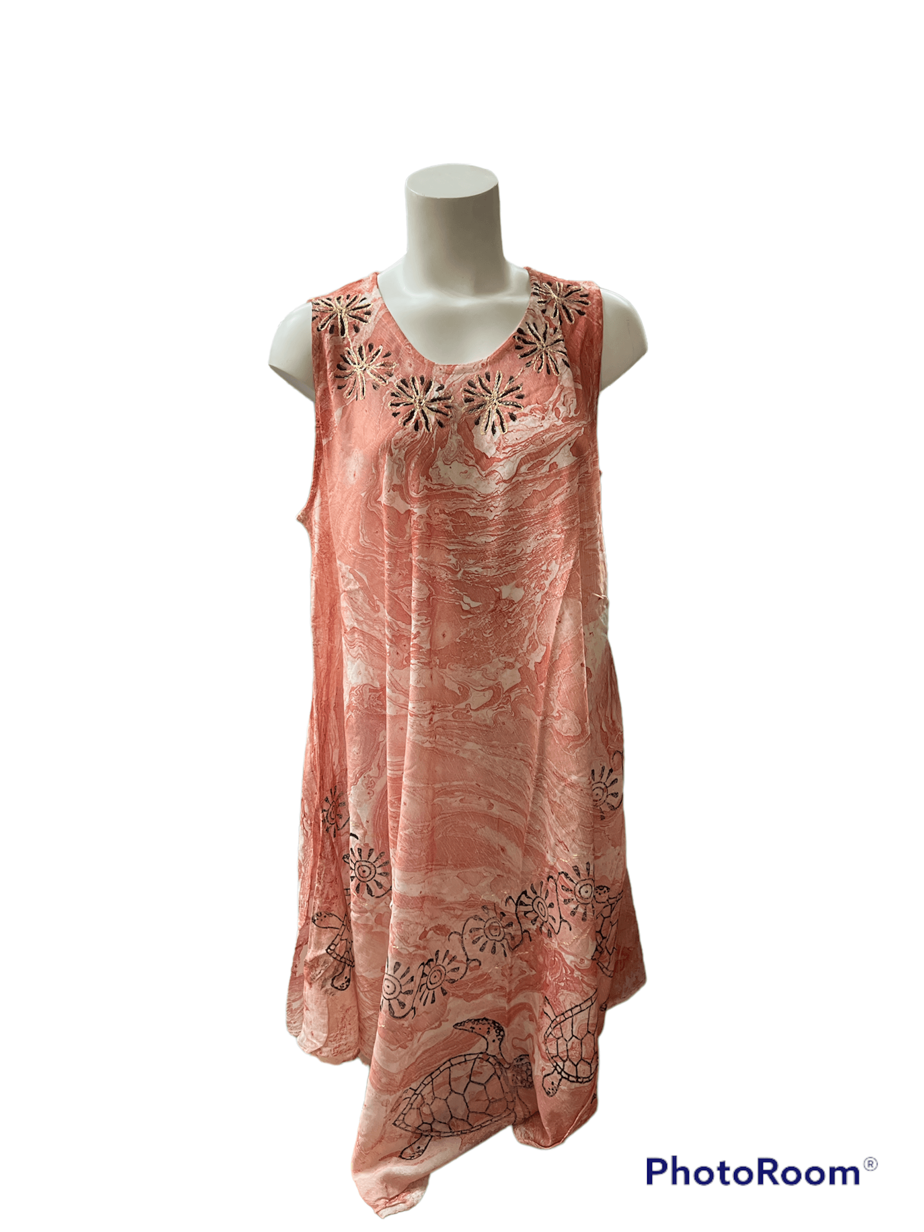 Rayon Marble Tye Dye Dress