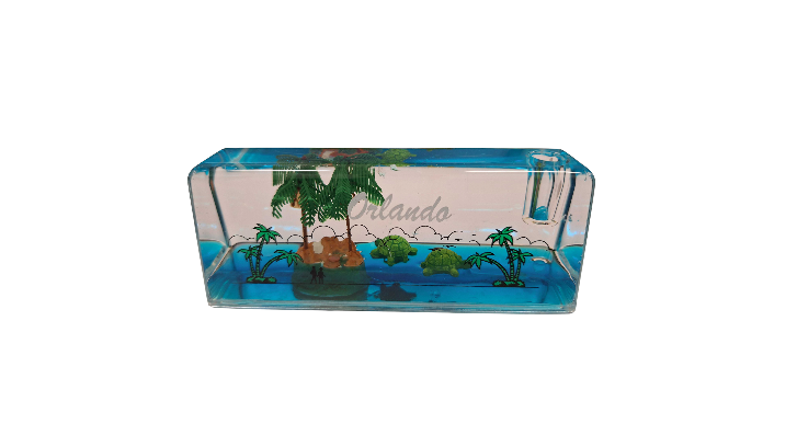 Turtle Rectangle Turtle Rectangle Floating Paperweight