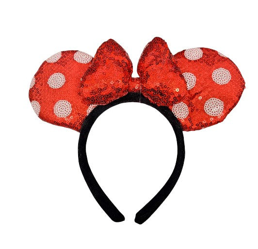 Adults Minnie Polka Dot Ears Red