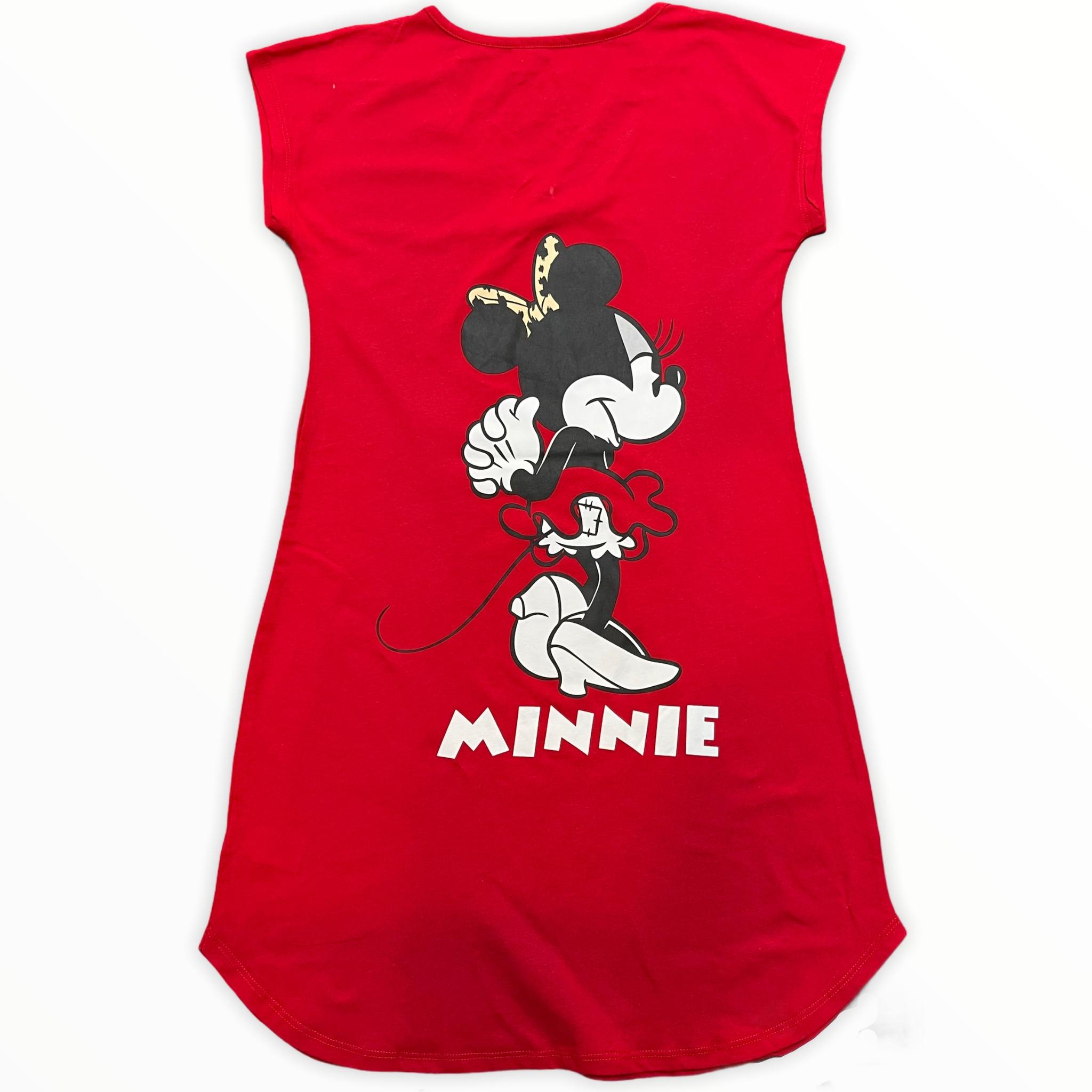 Red Minnie Mouse "Sweet Minnie" Dorm Sleep Shirt