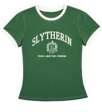 Junior Harry Potter Slytherin Pride Soccer Green Ringer Tee