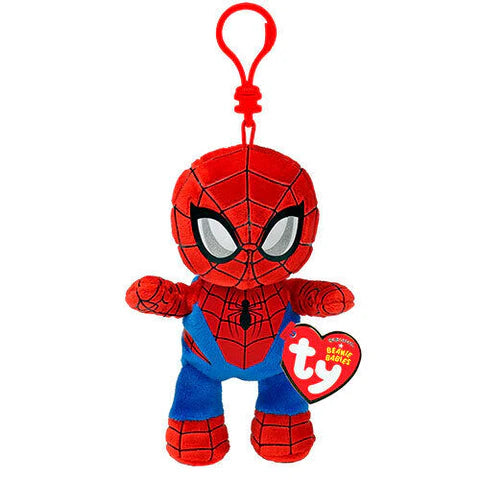 TY Spiderman Super Hero Plush Clip