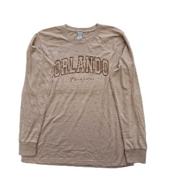 Sand Soft Melange Long Sleeve Sweatshirt