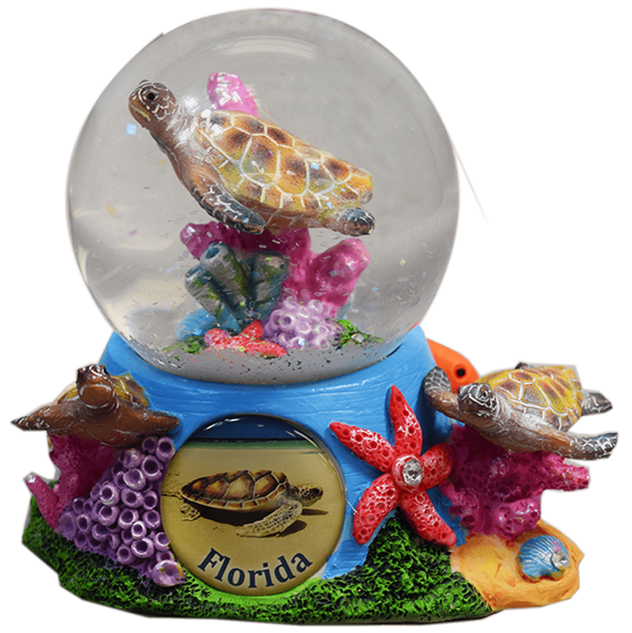 Sea Turtle 65MM Snow Globe w/Emblemtic