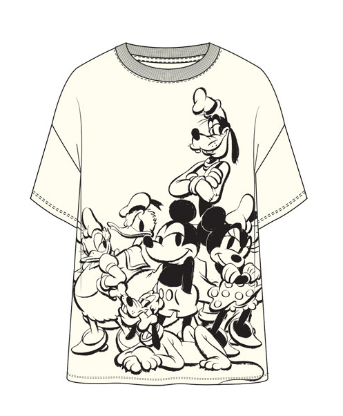 Disney Junior Sensational 6 Character Band Tee Ivory