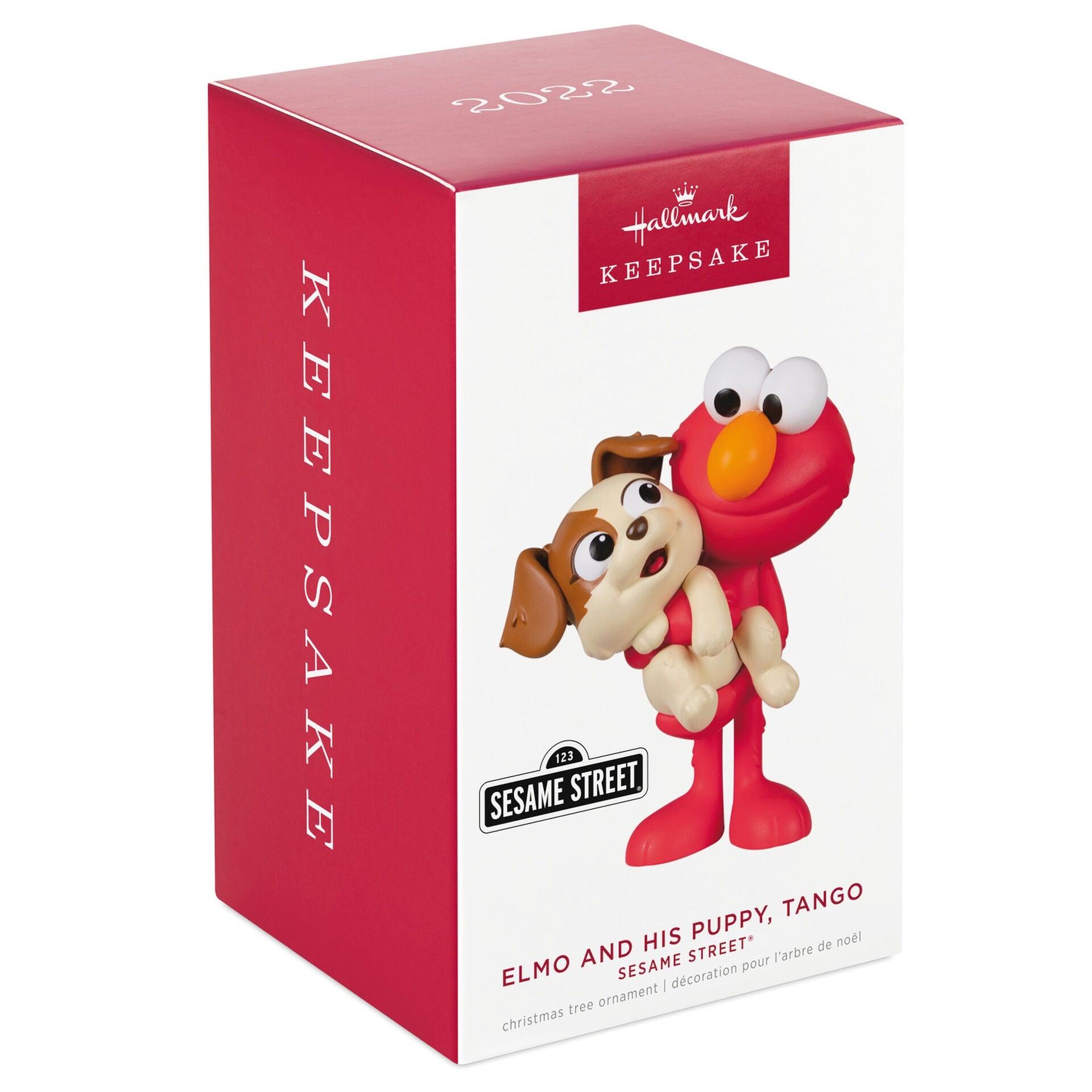 Sesame Street® Elmo and His Puppy, Tango Ornament